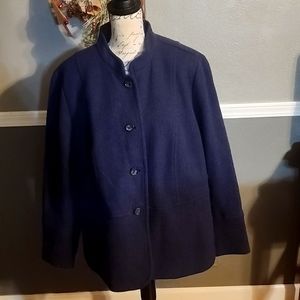 Talbots wool womens plus size jacket